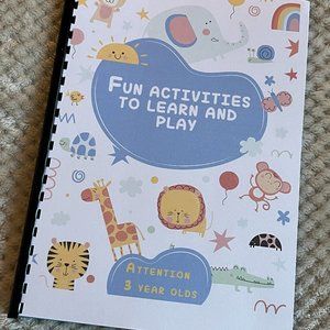 Kids attention workbook
